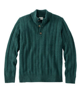 Men's Riverton Wool/Cotton Sweater, Mockneck | L.L.Bean sale