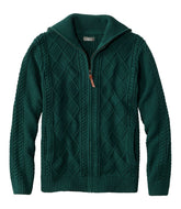 Men's Signature Cotton Fisherman Sweater, Full-Zip | L.L.Bean US
