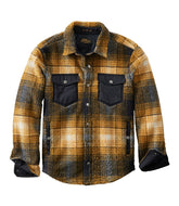 Men's Signature Mixed Media Fleece Shirt Jacket, Plaid | L.L.Bean online