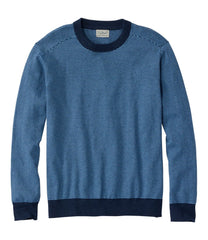 Men's All Seasons Cotton Blend Sweater, Crewneck, Stripe | L.L.Bean US