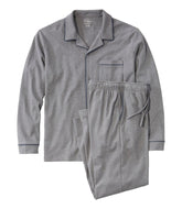 Men's Bean's Cotton Knit Pajamas, Button-Front PJ Set | L.L.Bean US