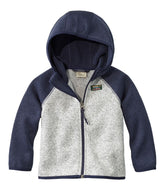 Infants' and Toddlers' Sweater Fleece, Hooded Colorblock | L.L.Bean discount