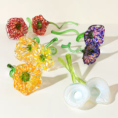 Glass Flowers with a Message