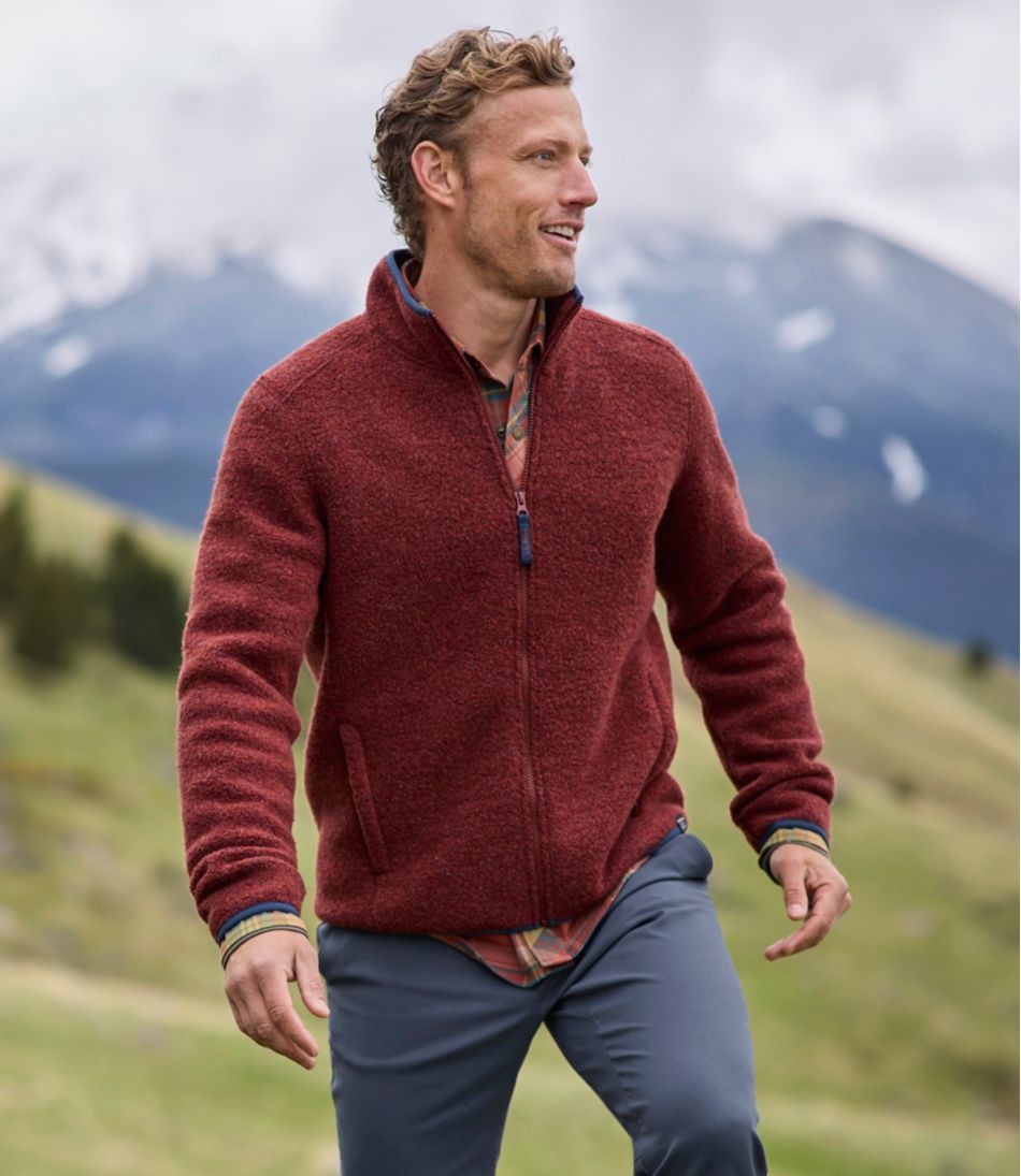 Men's All Season Wool Fleece Full-Zip Sweater | L.L.Bean outlet