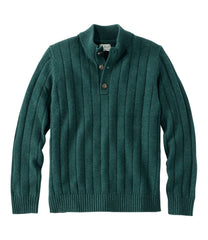 Men's Riverton Wool/Cotton Sweater, Mockneck | L.L.Bean sale