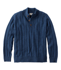 Men's Riverton Wool/Cotton Sweater, Mockneck | L.L.Bean sale