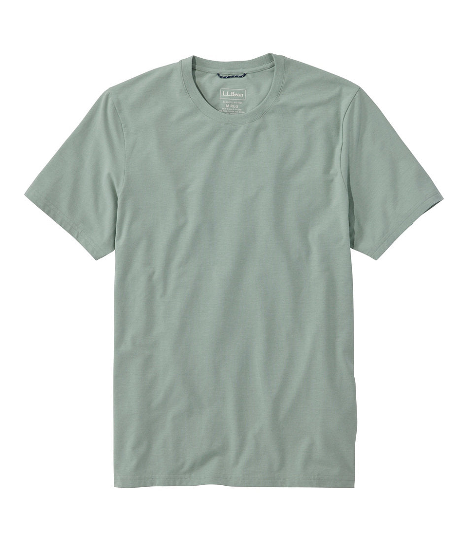 Men's Comfort Stretch Performance® Pima Tee, Short-Sleeve Without Pocket | L.L.Bean for sale