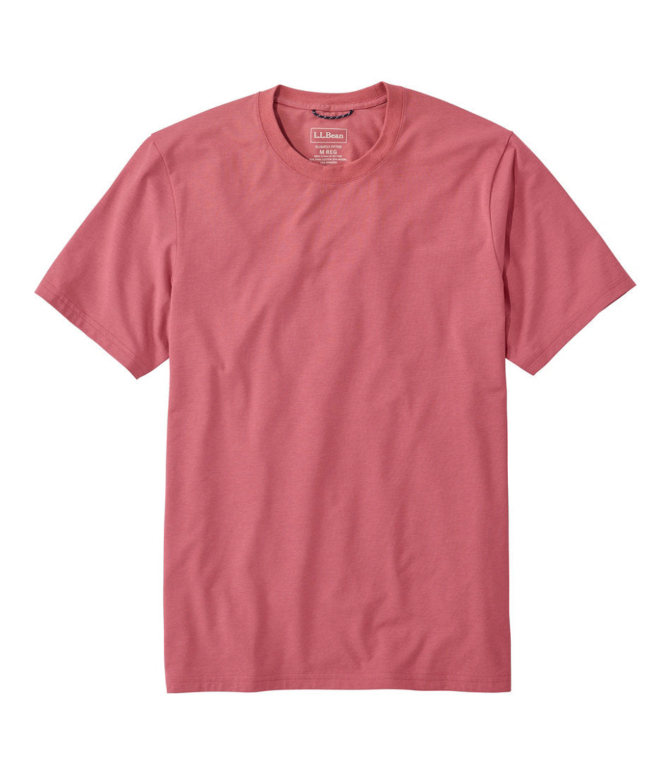 Men's Comfort Stretch Performance® Pima Tee, Short-Sleeve Without Pocket | L.L.Bean for sale