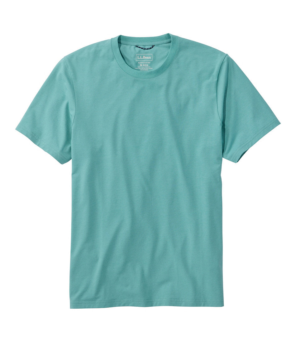 Men's Comfort Stretch Performance® Pima Tee, Short-Sleeve Without Pocket | L.L.Bean for sale