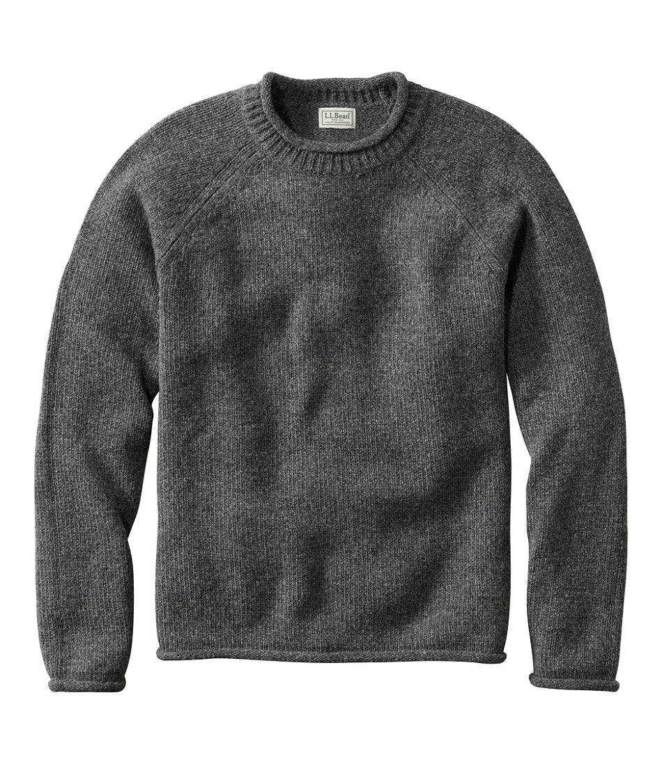 Men's Bean's Classic Ragg Wool Sweater, Rollneck | L.L.Bean outlet