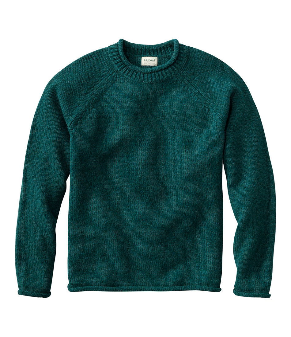Men's Bean's Classic Ragg Wool Sweater, Rollneck | L.L.Bean outlet