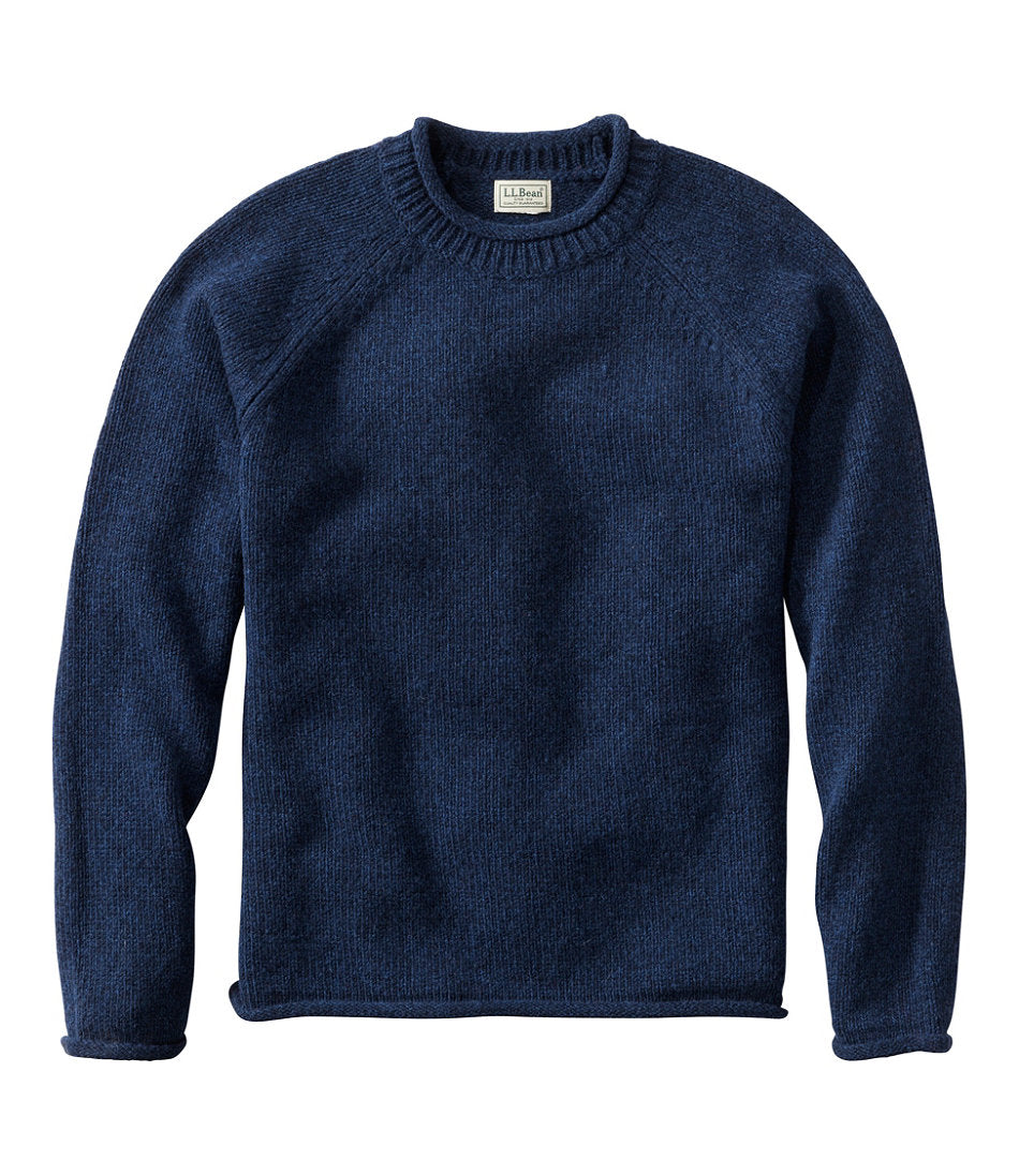 Men's Bean's Classic Ragg Wool Sweater, Rollneck | L.L.Bean outlet