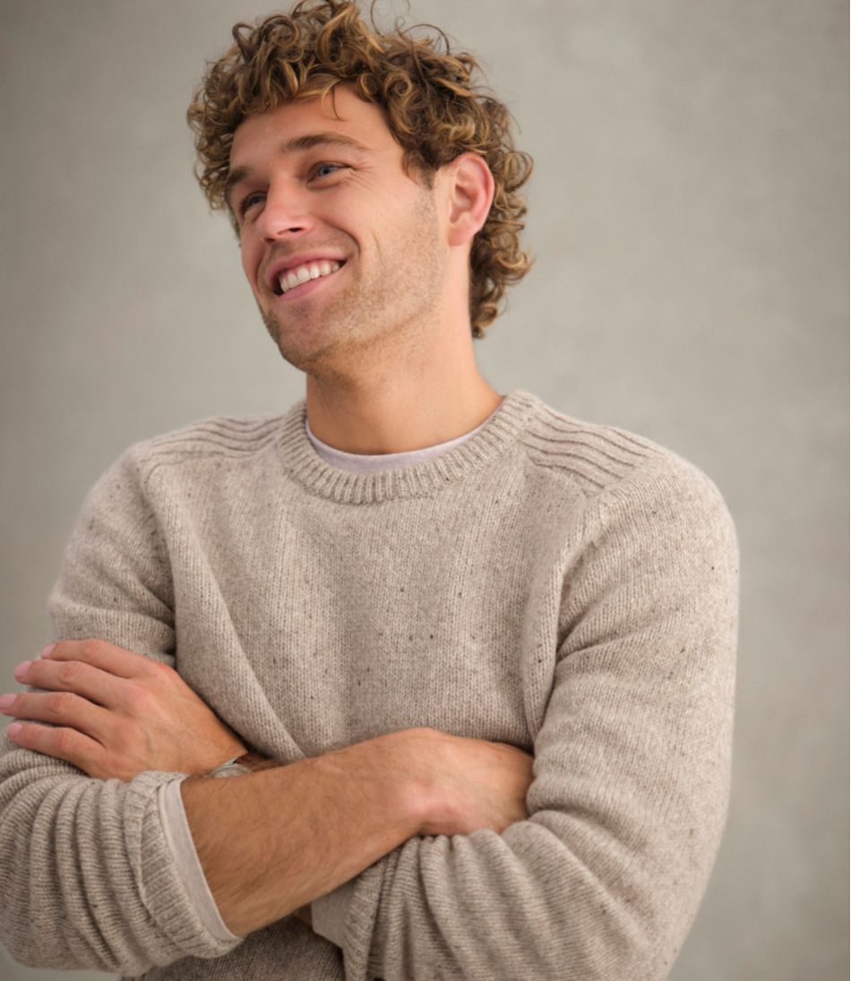 Men's All Seasons Wool Crewneck Sweater | L.L.Bean on sale
