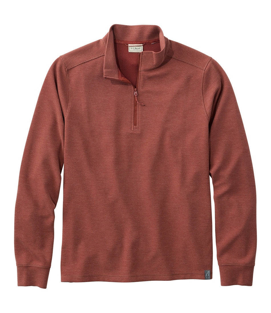 Men's Mountainside Micro Waffle, 1/4 Zip | L.L.Bean for sale