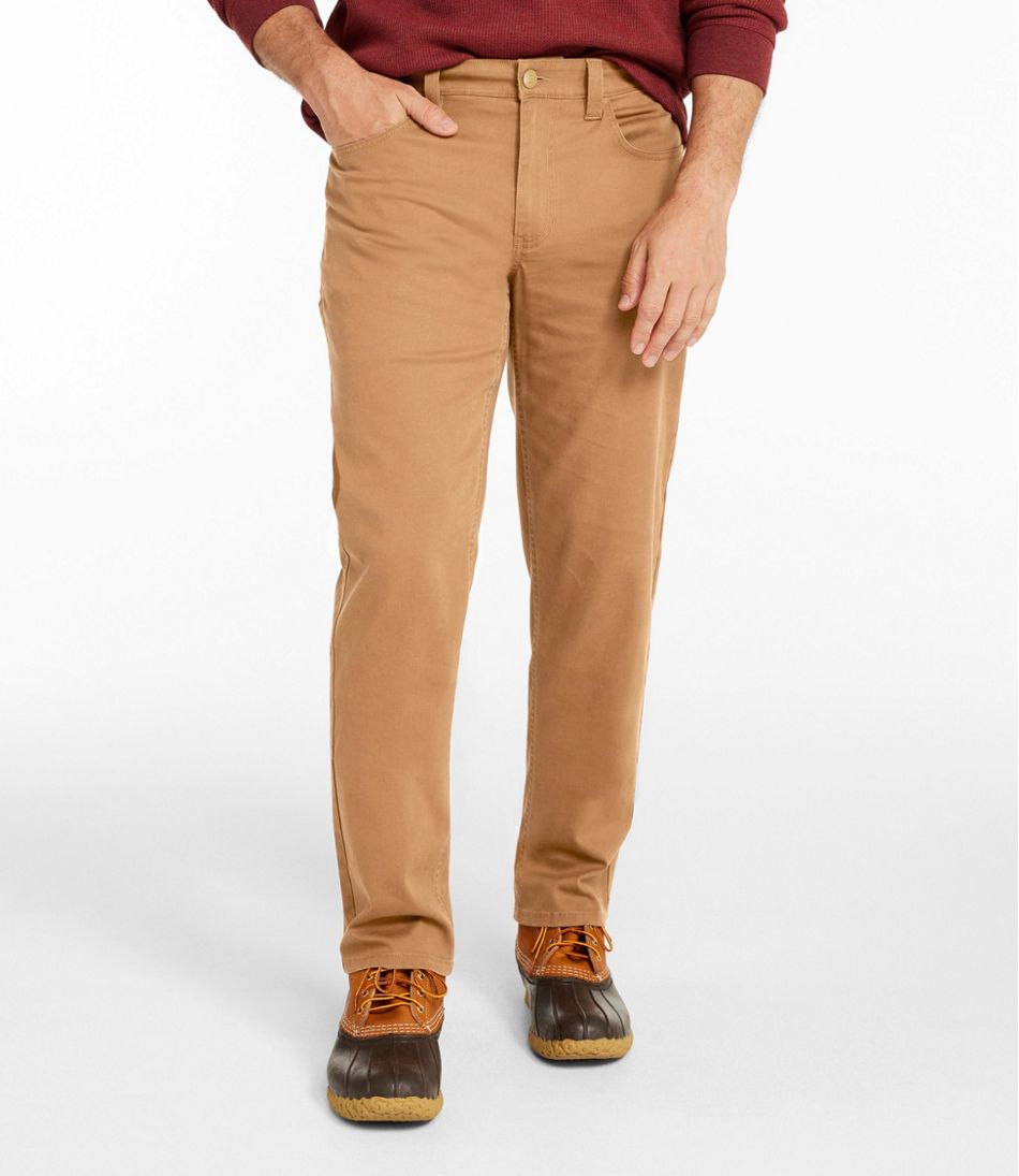 Men's BeanFlex® Performance Canvas Pants, Five-Pocket, Standard Fit, Straight Leg | L.L.Bean on sale