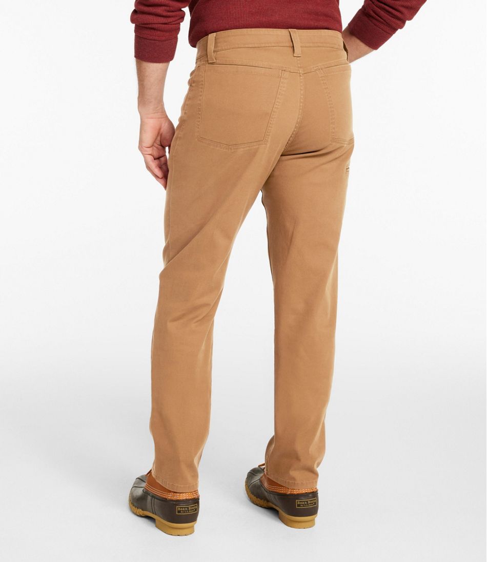 Men's BeanFlex® Performance Canvas Pants, Five-Pocket, Standard Fit, Straight Leg | L.L.Bean on sale