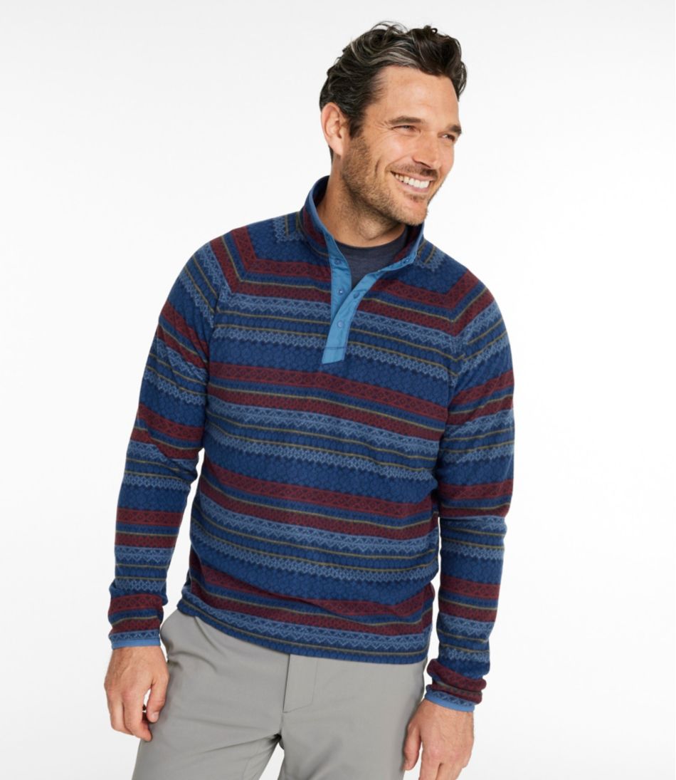 Men's All Season Access Fleece Pullover, Print | L.L.Bean US