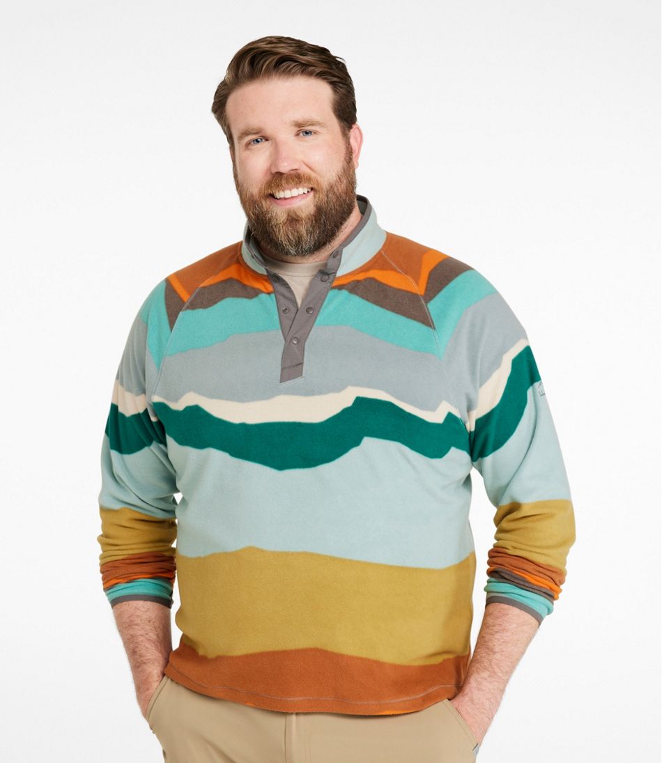 Men's All Season Access Fleece Pullover, Print | L.L.Bean US