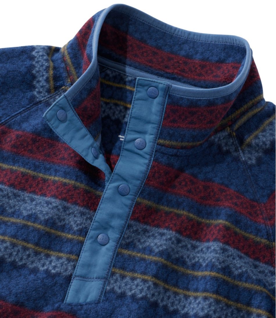 Men's All Season Access Fleece Pullover, Print | L.L.Bean US