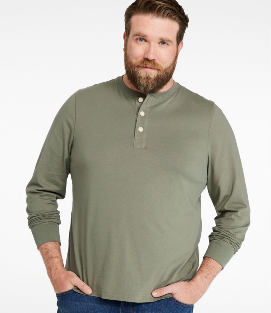 Men's Signature Northwoods Henley, Long-Sleeve | L.L.Bean outlet