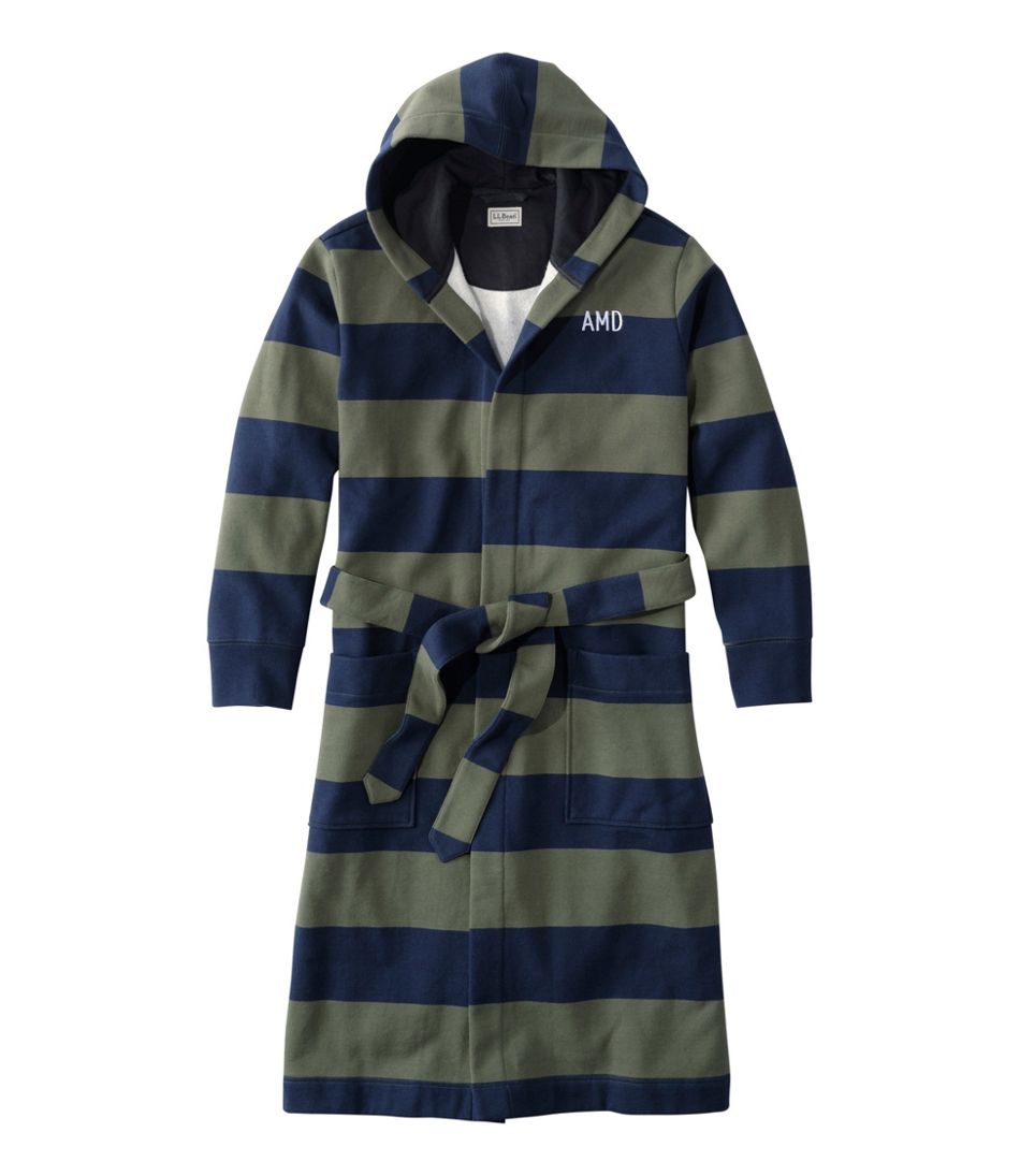 Men's Mariner Sweatshirt Robe, Stripe | L.L.Bean for sale