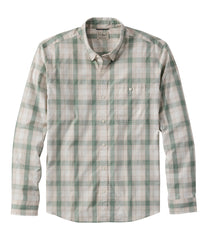 Men's Comfort Stretch Performance® Chambray Shirt, Long-Sleeve, Slightly Fitted Untucked Fit, Plaid | L.L.Bean discount
