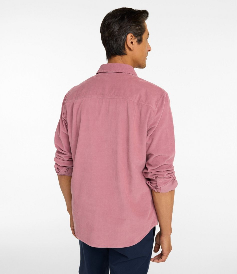 Men's Sunwashed Corduroy Shirt, Slightly Fitted Untucked Fit | L.L.Bean sale