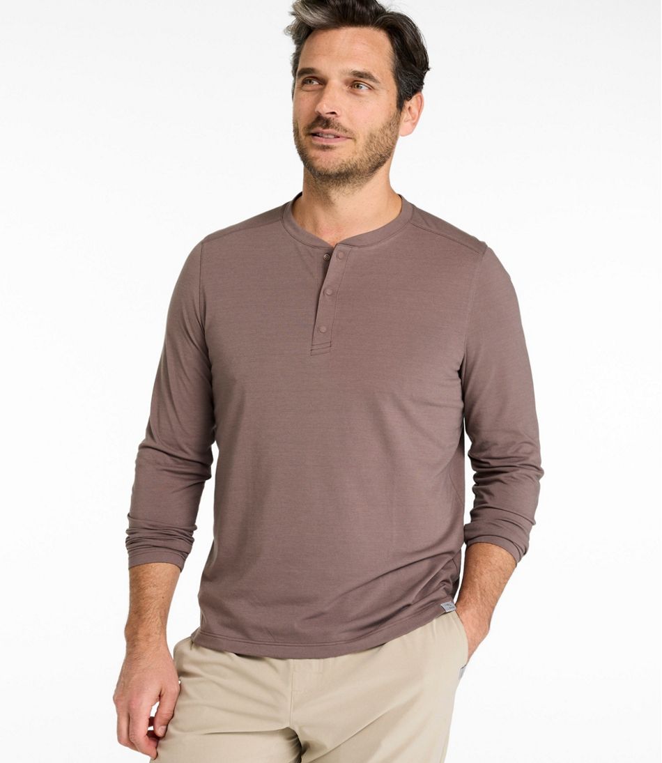 Men's Multisport Lifestyle Henley, Long-Sleeve | L.L.Bean US