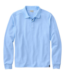 Men's Mountainside Micro Waffle Polo, Long-Sleeve | L.L.Bean outlet