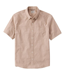 Men's Comfort Stretch Performance® Chambray Shirt, Short-Sleeve, Slightly Fitted Untucked Fit | L.L.Bean discount