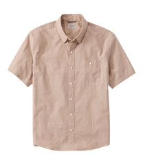 Men's Comfort Stretch Performance® Chambray Shirt, Short-Sleeve, Slightly Fitted Untucked Fit | L.L.Bean discount