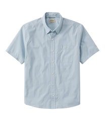 Men's Comfort Stretch Performance® Chambray Shirt, Short-Sleeve, Slightly Fitted Untucked Fit | L.L.Bean discount