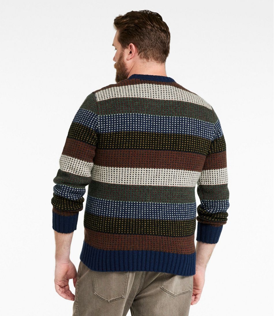 Men's Signature 1980 Matinicus Rock Sweater, Crewneck, Stripe | L.L.Bean US