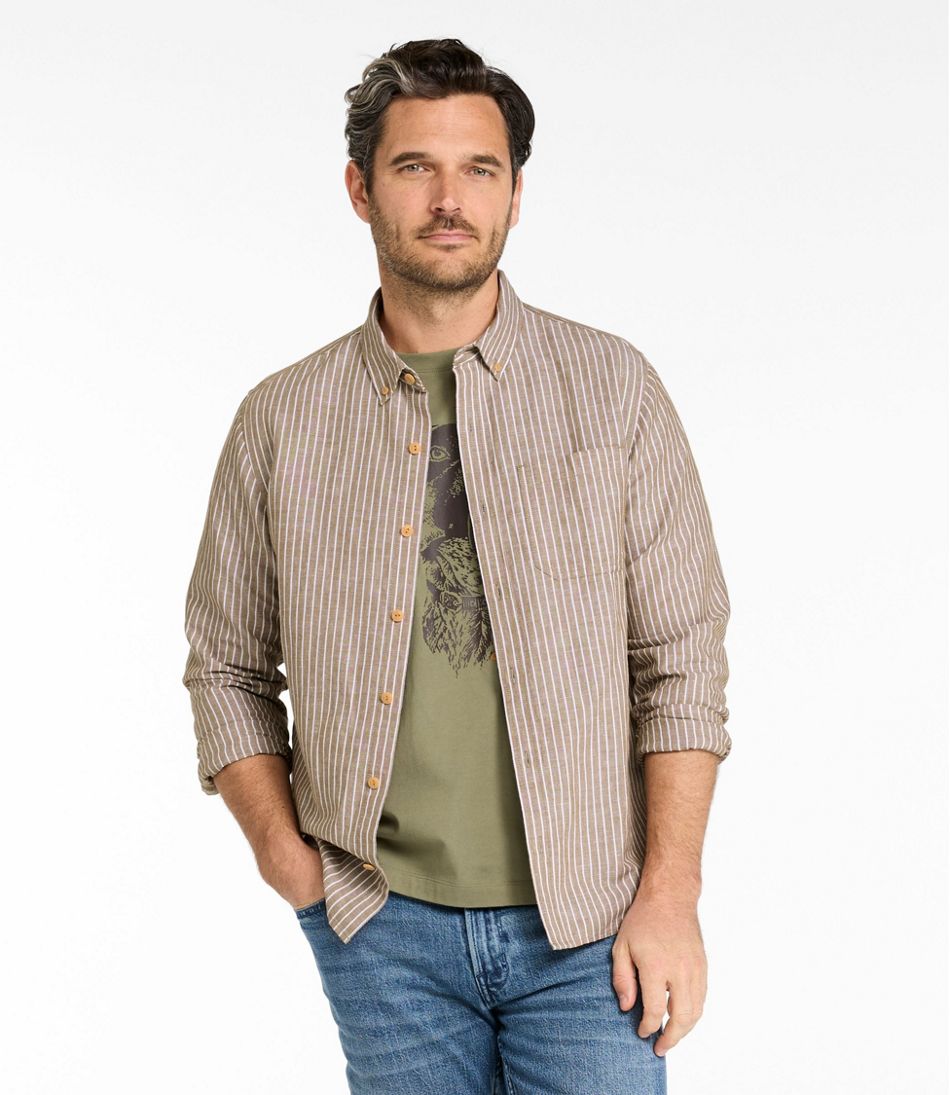 Men's Signature Wharfside Linen Blend Shirt | L.L.Bean discount
