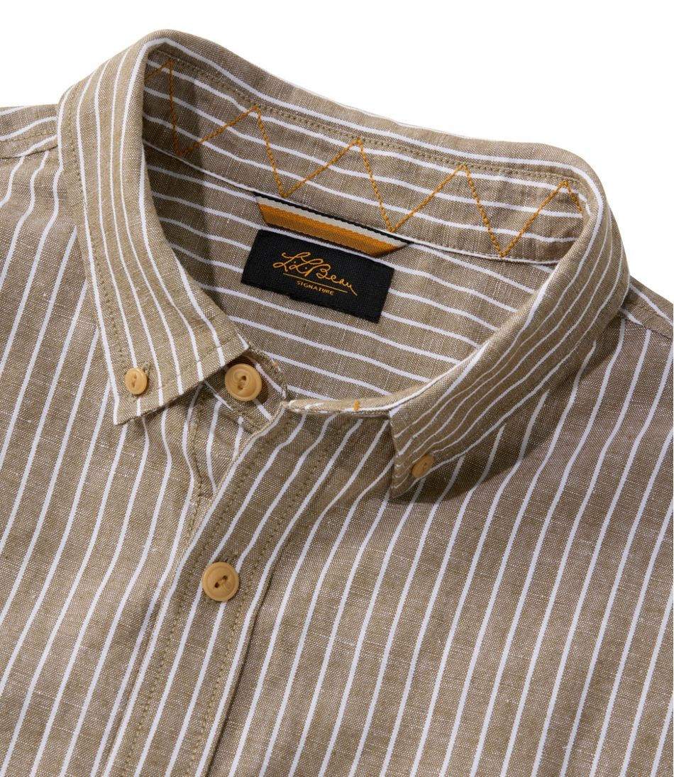 Men's Signature Wharfside Linen Blend Shirt | L.L.Bean discount