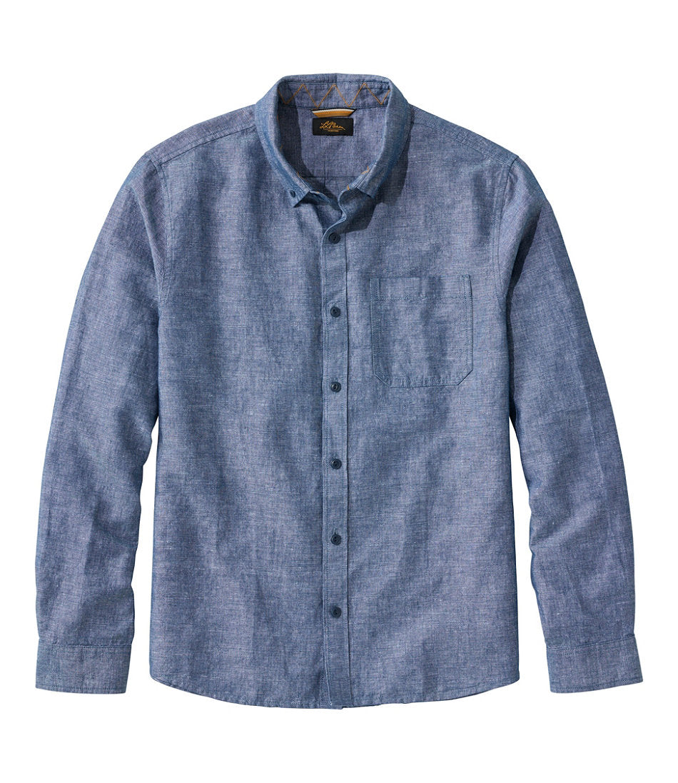 Men's Signature Wharfside Linen Blend Shirt | L.L.Bean discount