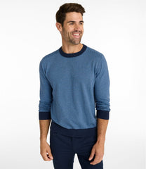 Men's All Seasons Cotton Blend Sweater, Crewneck, Stripe | L.L.Bean US