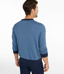 Men's All Seasons Cotton Blend Sweater, Crewneck, Stripe | L.L.Bean US