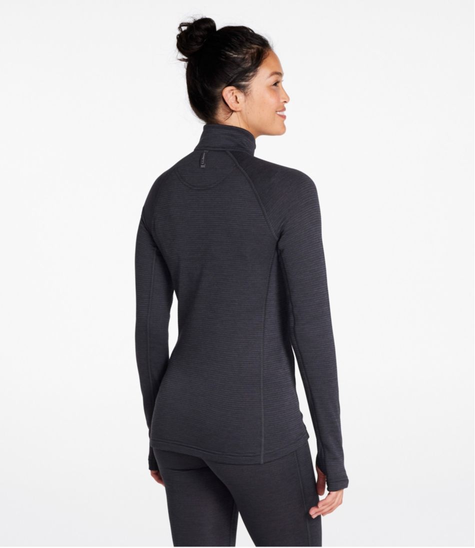 Women's Midweight Base Layer Crew Top, 1/4 Zip | L.L.Bean discount