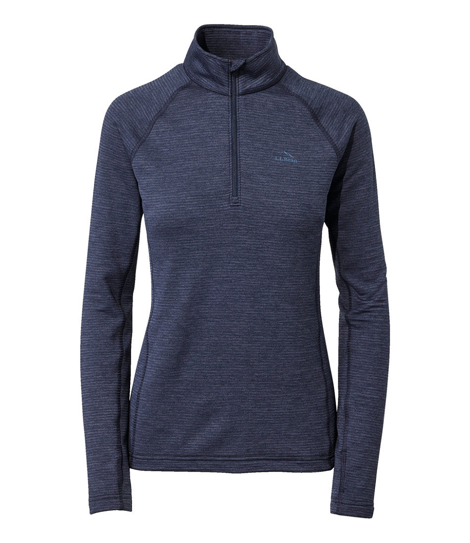Women's Midweight Base Layer Crew Top, 1/4 Zip | L.L.Bean discount