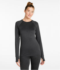 Women's Simple Soft Base Layer, Crew | L.L.Bean sale