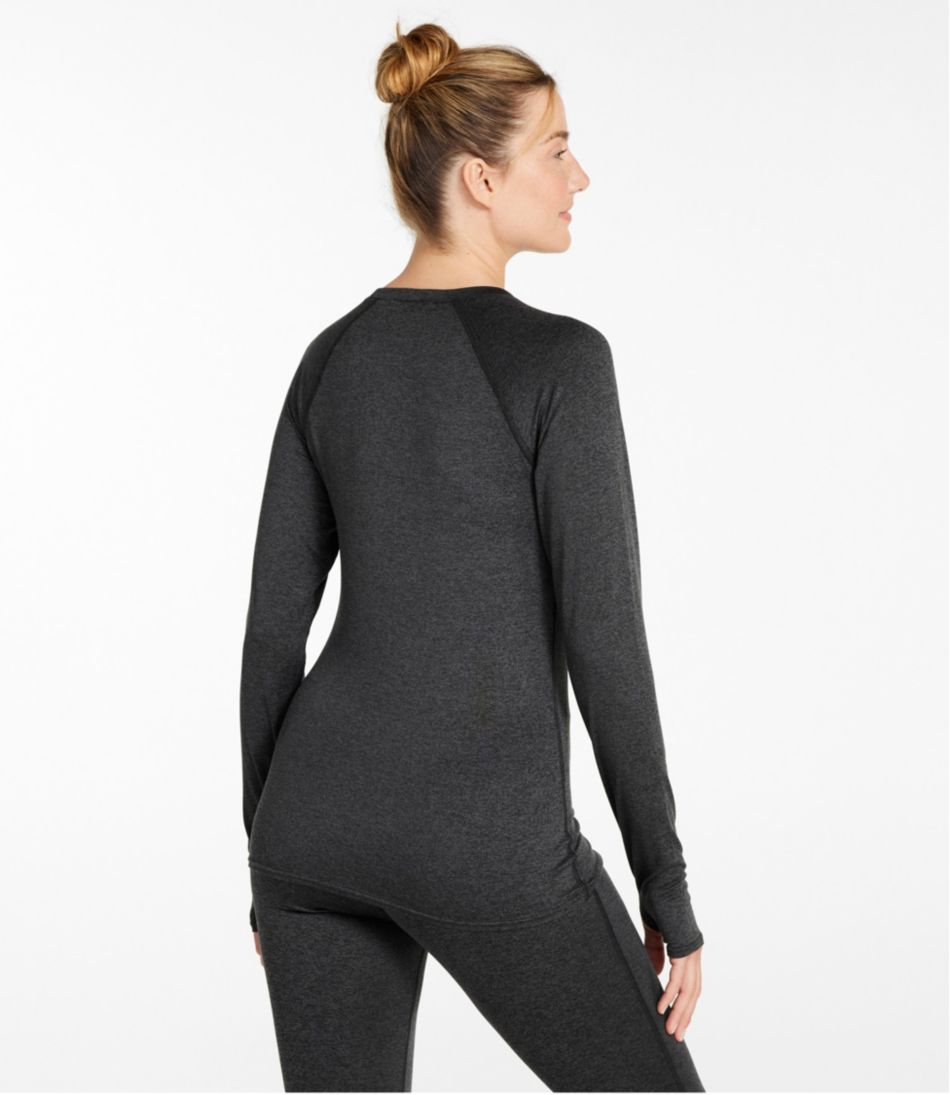 Women's Simple Soft Base Layer, Crew | L.L.Bean sale