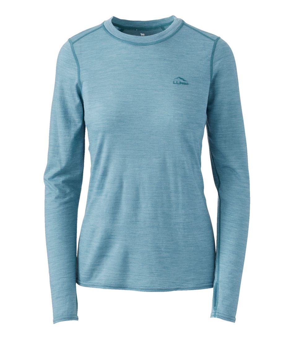 Women's Cresta Ultralight 150 Crew Top, Stripe | L.L.Bean on sale