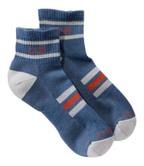 Adults' Katahdin Hiker Socks, 1/4 Crew Stripe | L.L.Bean sale