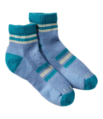 Adults' Katahdin Hiker Socks, 1/4 Crew Stripe | L.L.Bean sale