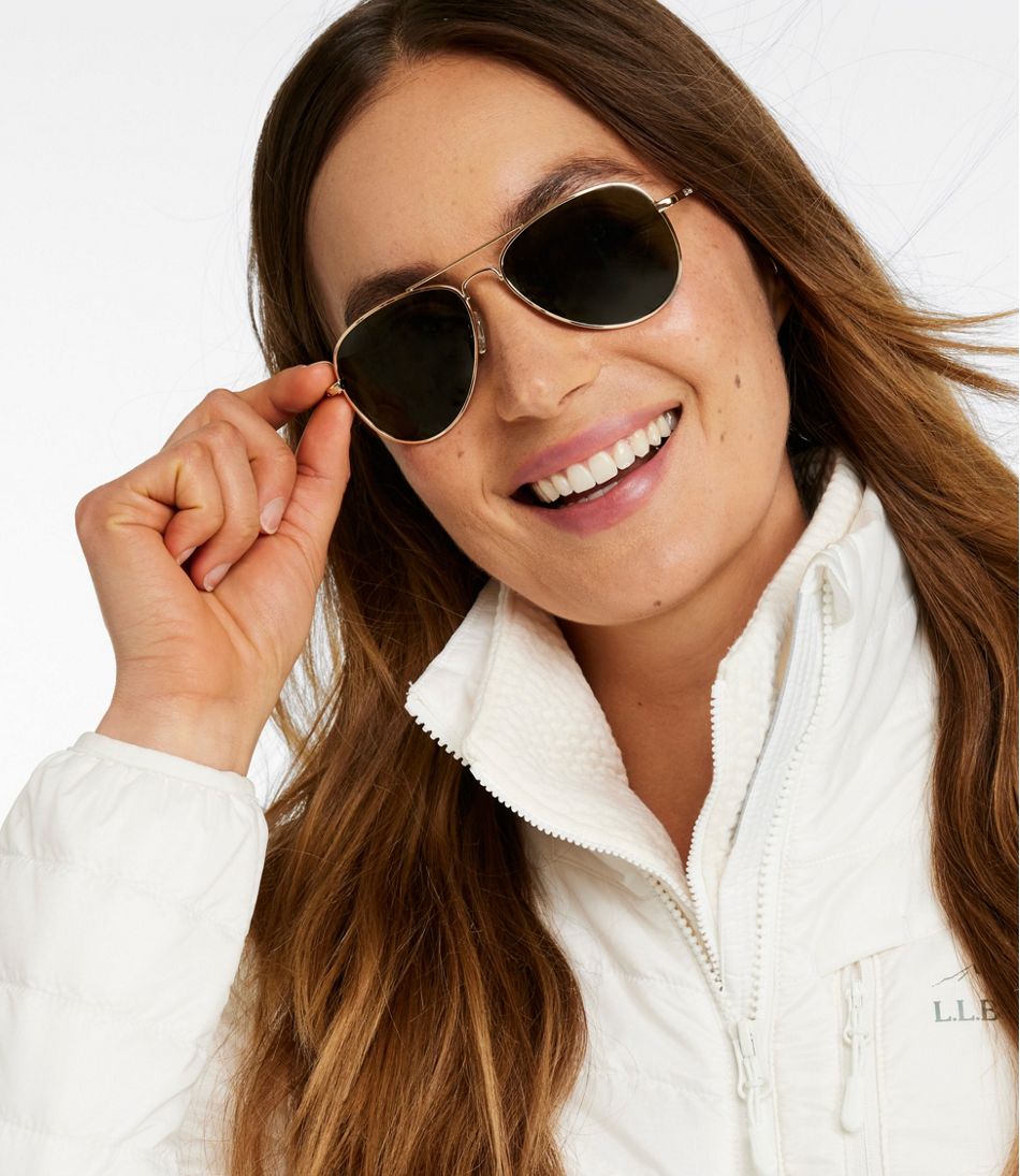 Adults' Classic Aviator Polarized Sunglasses | L.L.Bean online