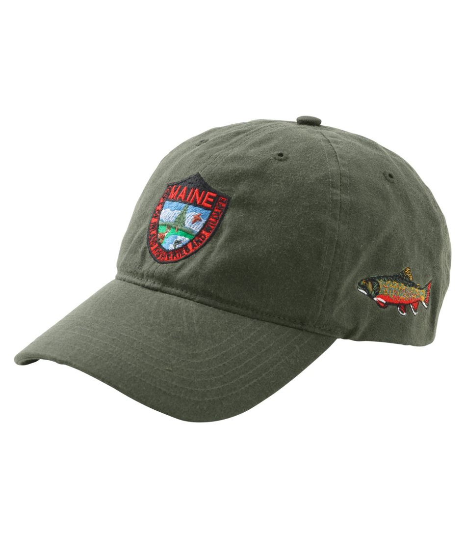 Adults' MIF&W Waxcloth Hat, Brook Trout | L.L.Bean online