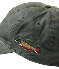 Adults' MIF&W Waxcloth Hat, Brook Trout | L.L.Bean online