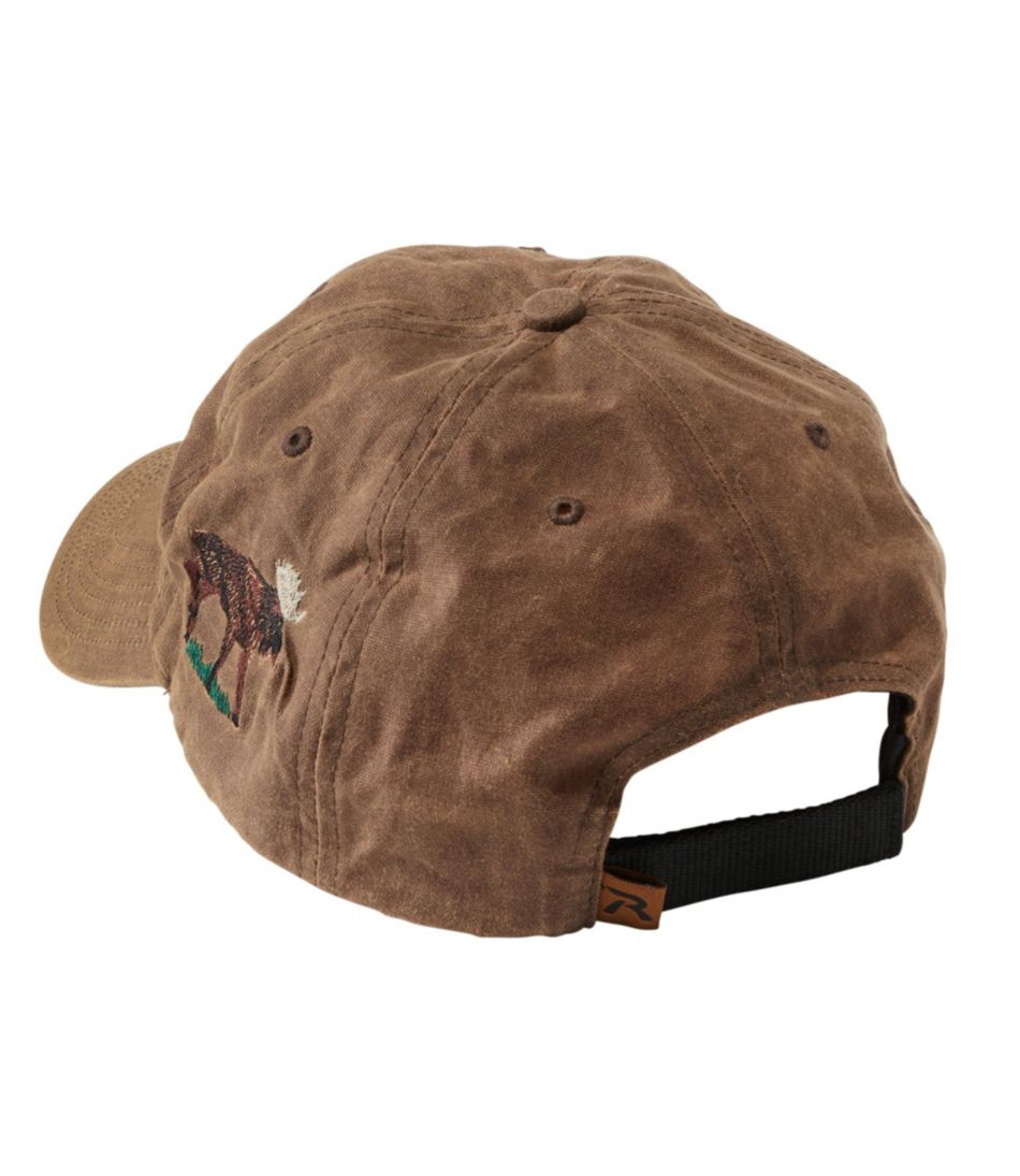 Adults' MIF&W Waxcloth Hat, Moose | L.L.Bean online