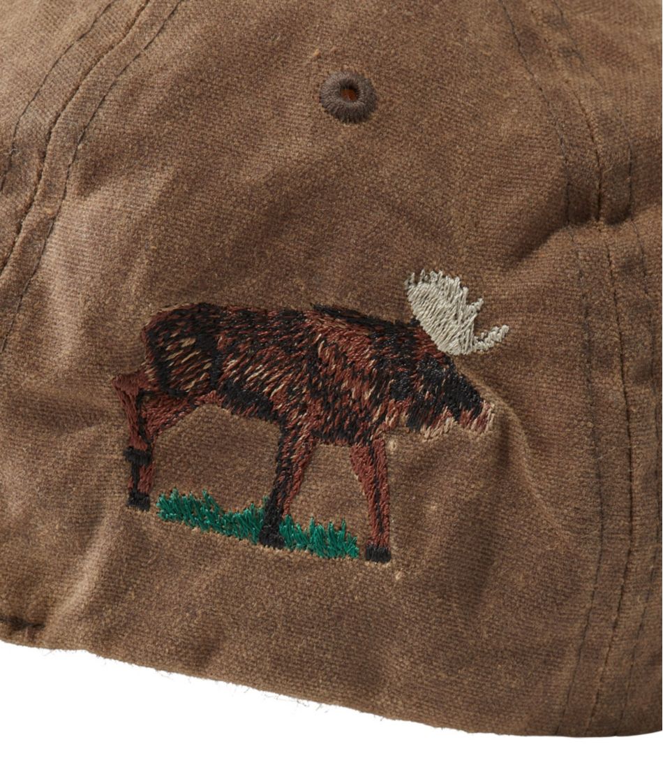 Adults' MIF&W Waxcloth Hat, Moose | L.L.Bean online